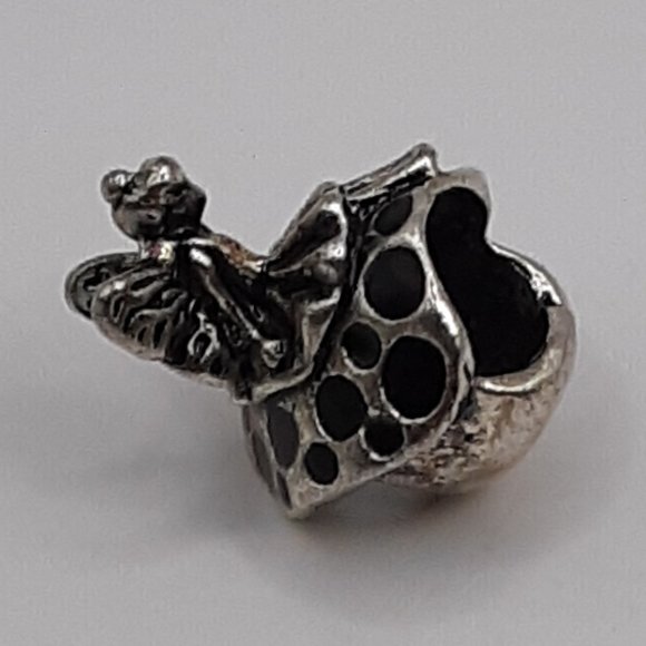 Fairies Set Of 5 Tibetan Silver Alloy Beads For European Style Charm Bracelets - Picture 7 of 13